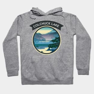 Cool Vintage Colchuck Lake For Mountain Hiking Backpacker Lover Hoodie